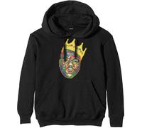 Biggie Smalls Crown Black ufficiale Felpa con Cappuccio