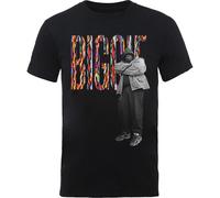 Biggie Smalls Notorious BIG Boss T-Shirt Uomo Nero Cotone Girocollo