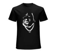 Biggie Smalls T-Shirt The Notorious Big Mens Hip Hop Tee Unisex Black Tee Black M
