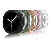 Bighan 6 Pezzi Cover Compatibile con Samsung Galaxy Watch 8 40mm, Custodia Proteggi Schermo Cover Morbide TPU Compatibile per Galaxy Watch 8 40mm, Copertura Completa Custodia HD Clear Protettiva
