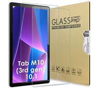 Bighan Pellicola Protettiva Compatibile per Lenovo Tab M10 3a Gen 10.1", Confezione da 2 Pezzi, Pellicola in Vetro Temperato con Durezza 9H, Pellicola Trasparente Anti-bolle, Copertura Totale
