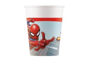Bigiemme Bicchiere Carta Spiderman Crime Fighter 200 Ml Multicolor Cf 8 Pz