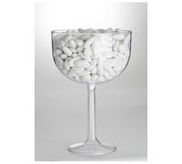 Bigiemme Calice Vino Plastica 16 x 24 Cm Portaconfetti Trasparente