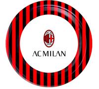 BIGIEMME Generic AC Milan - Piatti di carta, 23 cm, confezione da 8