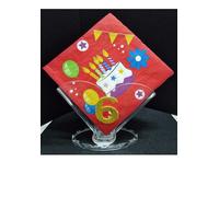 Bigiemme Portatovaglioli Plastica Trasparente L 17 Cm H 17 Cm