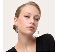 BIGIOTTERIA DONNA VESTOPAZZO LO80300S ORECCHINI C HOOP NASTRO ARGENTO
