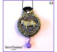 bigiotteria gioiello pendente collana oroscopo amuleto segno zodiacale toro oro