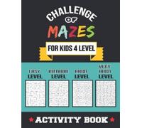 Bigizus Mazes Challenge of Mazes for Kids 4 Level (Tascabile)