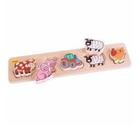 Bigjigs Baby puzzle in legno della fattoria