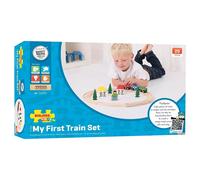 Bigjigs Binario - il Mio Primo Set Treno Legno Starter Ferrovia Set Bambini Toys
