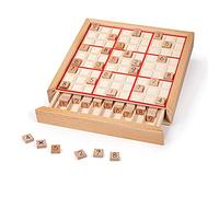 Bigjigs Giocattoli di Legno Gioco Sudoku - Numero Giocattolo educativo