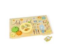 BigJigs giocattolo Jungle Busy Board gioco educativo Multicolore