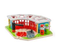 Bigjigs Rail Deposito per Cinque Locomotive