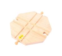 Bigjigs Rail Incrocio Ferrovia in Legno