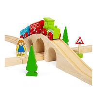 Bigjigs Rail Kit Trenino con Binario a Forma di Otto