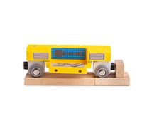 Bigjigs Rail officina mobile in legno - carro con attrezzi