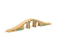 Bigjigs Rail ponte in legno a tre archi per ferrovia giocattolo