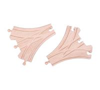 Bigjigs Rail Punti a tre vie (Confezione da 2)