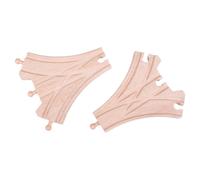 Bigjigs Rail Three Way Points (Pack of 2) - Other Major Wooden Rail Brands are C