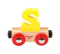 Bigjigs Rail vagone in legno - lettera S