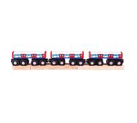 Bigjigs Rail vagoni della metropolitana - set in legno
