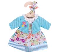 Bigjigs Toys abito turchese con cardigan per bambola da 28 cm