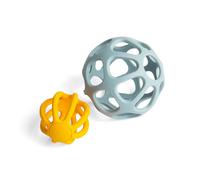 Bigjigs Toys Activity Balls - 2pc Silicone Teethers For Babies, Baby Sensory Toy