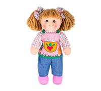Bigjigs Toys bambola di stoffa Elsie 34 cm