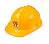 Bigjigs Toys Builder's Helmet - Yellow Kids Hard Hat, Ideal Construction Toy For