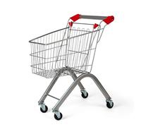 Bigjigs Toys Carrello della Spesa per Bambini - Giocattolo Realistico per Giochi di Ruolo al supermercato, Set da Gioco per la Spesa per Giochi di finzione, Regali per Bambini, età Superiore ai 18