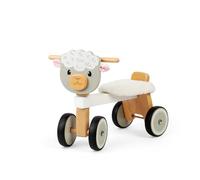 Bigjigs Toys Cavalca sulle pecore - La mia prima bici senza pedali per bambini, Triciclo in legno, Veicoli per animali per bambini, Sviluppa capacità motorie generali, Regali per i più piccoli, Età 18