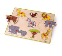 Bigjigs Toys Chunky Lift Out Puzzle - Safari