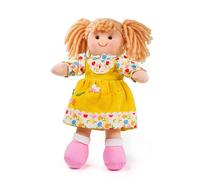 Bigjigs Toys Daisy Doll 28cm (11") - Ragdoll Knoopknuffel