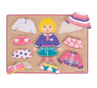 Bigjigs Toys Dressing Girl Puzzle - Mix & Matching Game
