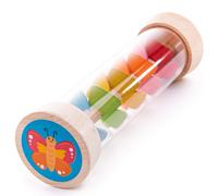 Bigjigs Toys Garden Rainmaker - Wooden Rainbow Rain Maker, Baby & Toddler Musica
