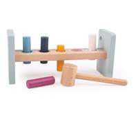 Bigjigs Toys Hammer Bench banco giocattolo con martello 12 m+ 7 pz
