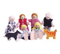 Set famiglia Bigjigs Toys per casetta