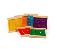 Bigjigs Toys impara a vestirti - telai Montessori per le chiusure