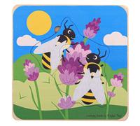 Bigjigs Toys Inserire i cicli di vita dei puzzle - Ape