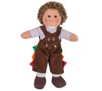 Bigjigs Toys Jack Doll 28cm - Ragdoll Knoopknuffel
