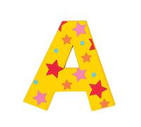 Bigjigs Toys Lettera con stelle A (Giallo)