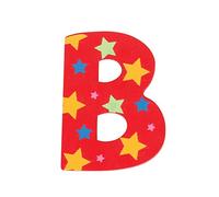 Bigjigs Toys Lettera con stelle B (Rosso)