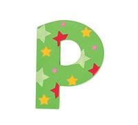 Bigjigs Toys Lettera con Stelle P (Verde)