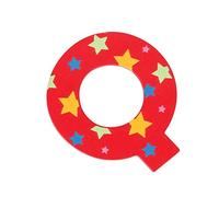 Bigjigs Toys Lettera con stelle Q (Rosso)