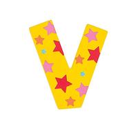 Bigjigs Toys Lettera con Stelle V (Giallo)
