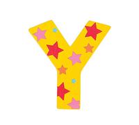 Bigjigs Toys Lettera con stelle Y (Giallo)