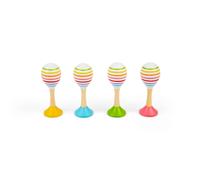 Bigjigs Toys Maracas Junior in legno - Strumenti musicali per bambini