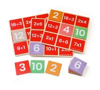 Bigjigs Toys, Maths Bingo Game - Multiply & Divide, Wooden Toys, Maths Game, Kid