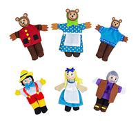 Bigjigs Toys Pupazzi per Dita Riccioli d'oro