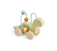 Bigjigs Toys Push Along Diplodocus - Dinosauro 2 in 1 con cornice da spingere e